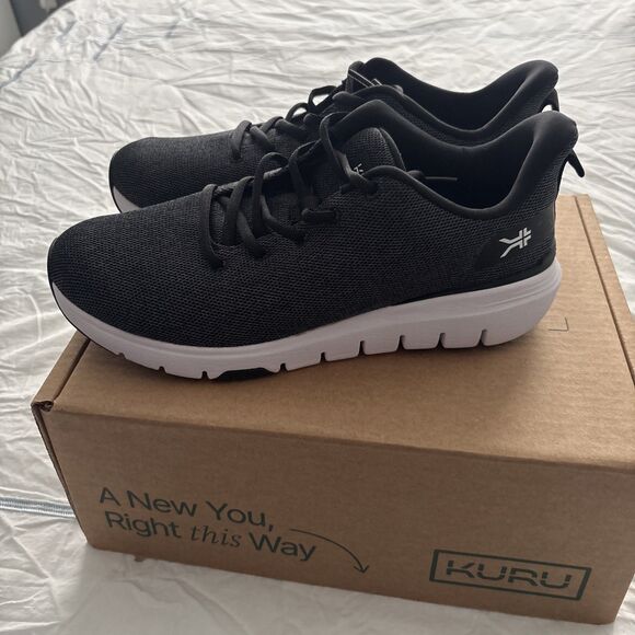 Kuru Flex Via Mens Size 8 Black White Athletic Running Walking Shoes Sneakers main image 7